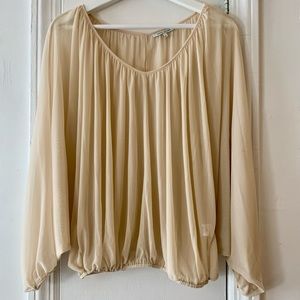 River Island drapped shear top with tapered sleeves, UK size 6